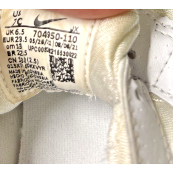 Nike Huarache Run (TD) 704950-110 Triple White Baby Toddler Shoes Size 7C Sneake - Picture 9 of 9